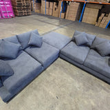 Dallas 4-Seater Sofa with Ottoman and Scatter Cushions