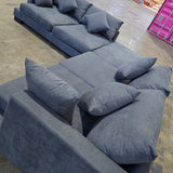 Dallas 4-Seater Sofa with Ottoman and Scatter Cushions