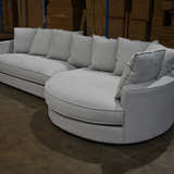 Casa Curved Right Hand Chaise Sofa