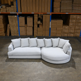 Casa Curved Right Hand Chaise Sofa