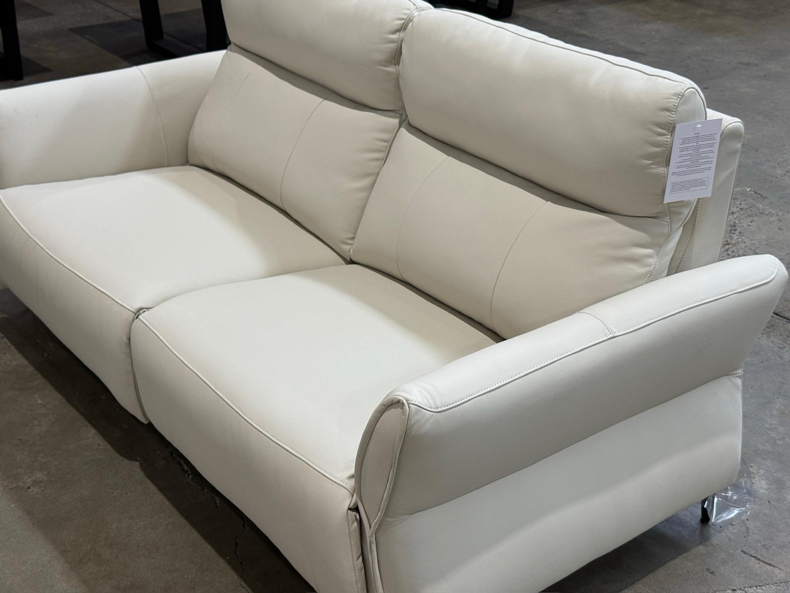Vista 2.5-Seater Recliner - White Leather