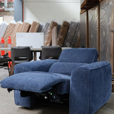 Monty 1-Seater Recliner - Blue
