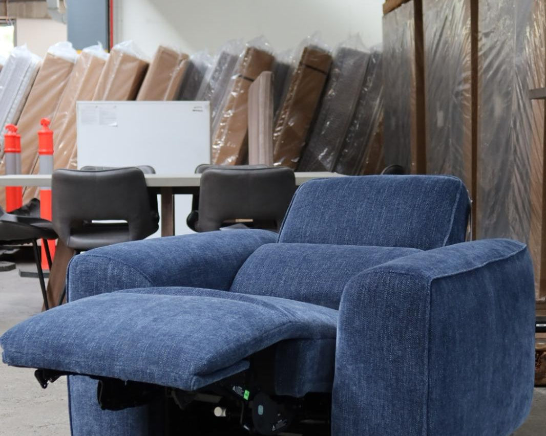 Monty 1-Seater Recliner - Blue