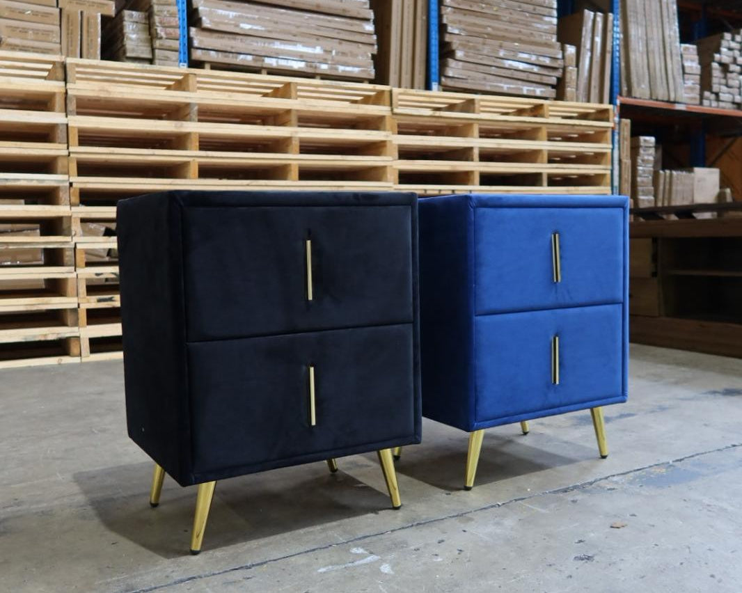 Loren 2-Drawer Bedside Table