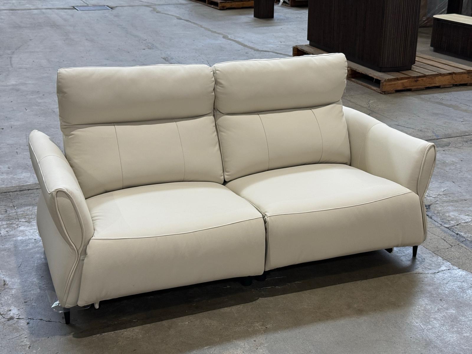 Vista 2.5-Seater Recliner - White Leather