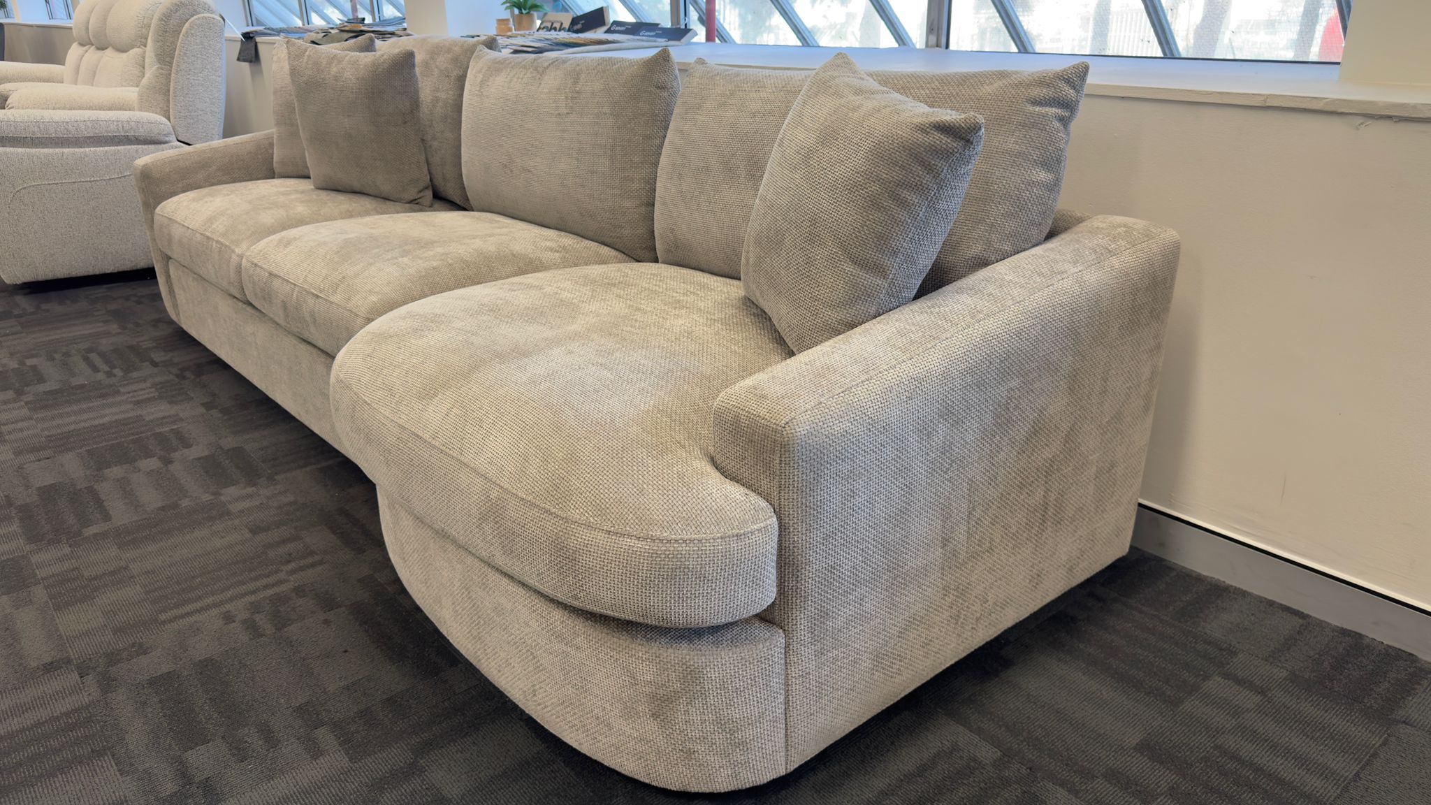 Solstice 3-Seater Curved Sofa