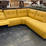 Soho Electric Reclining Leather 5-Seater Sofa Chaise