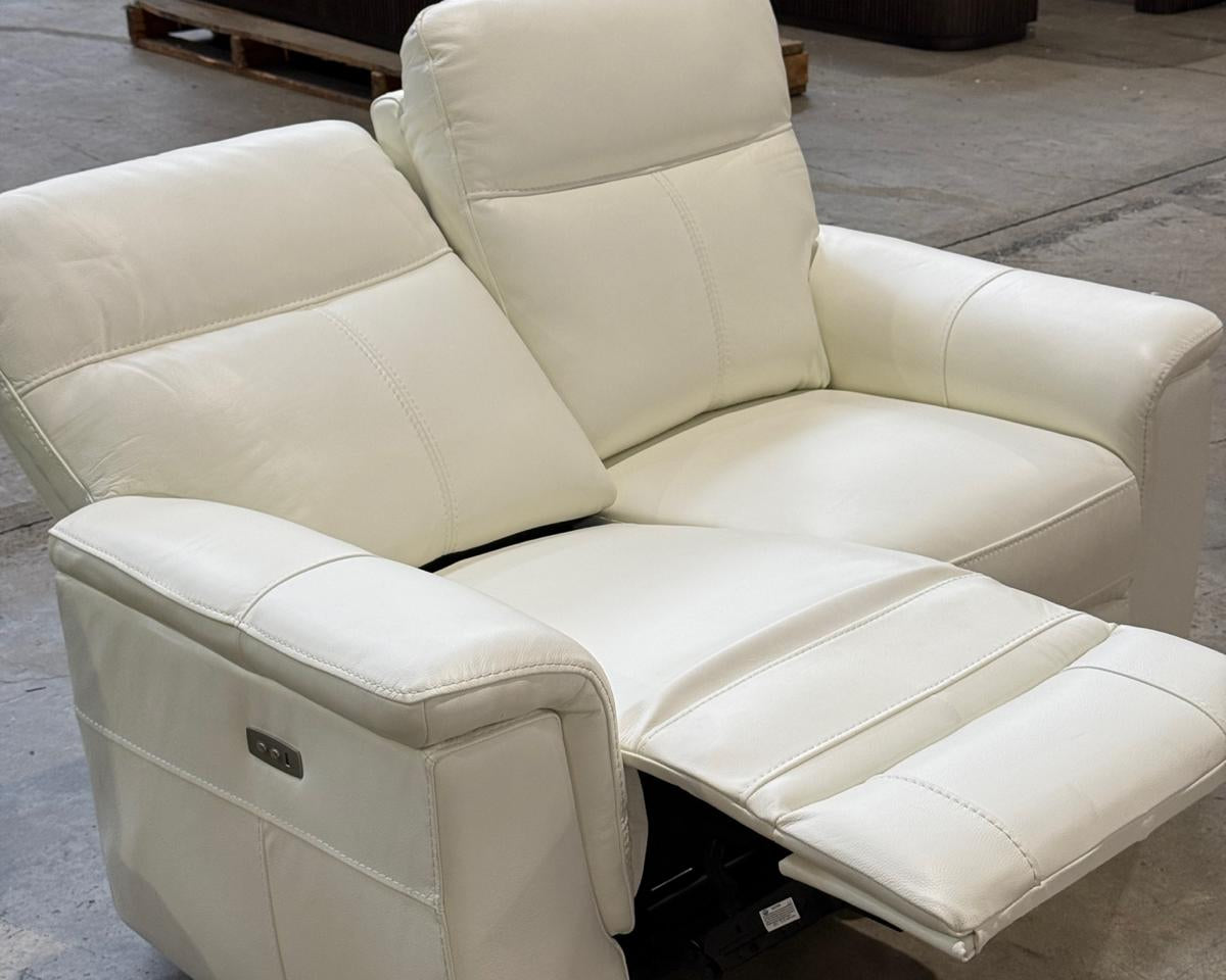 Fleek 2-Seater Single Motor Leather Recliner