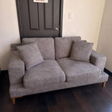 Zali 2-Seater Lounge - Dark Grey (Slate)