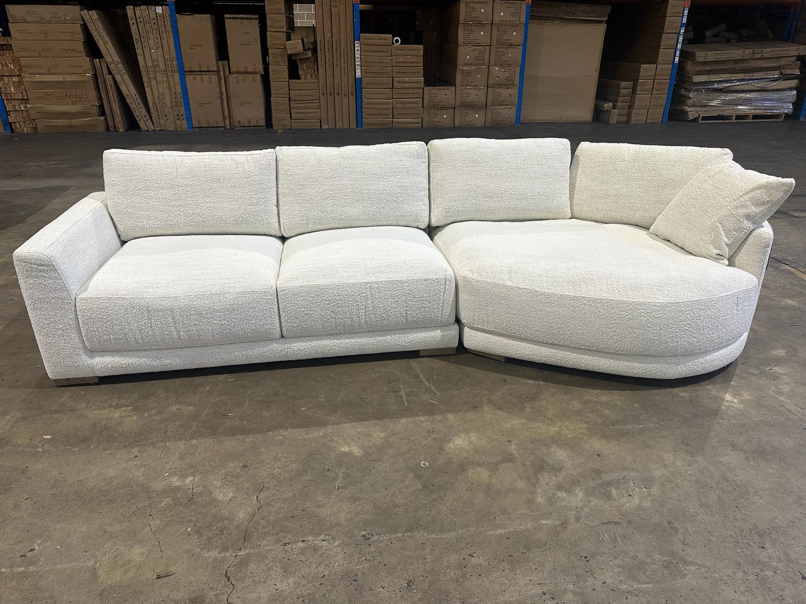 Oaken Right-Hand-Facing Curved Chaise