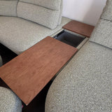 Everett 4-Seater Chaise with Storage Console