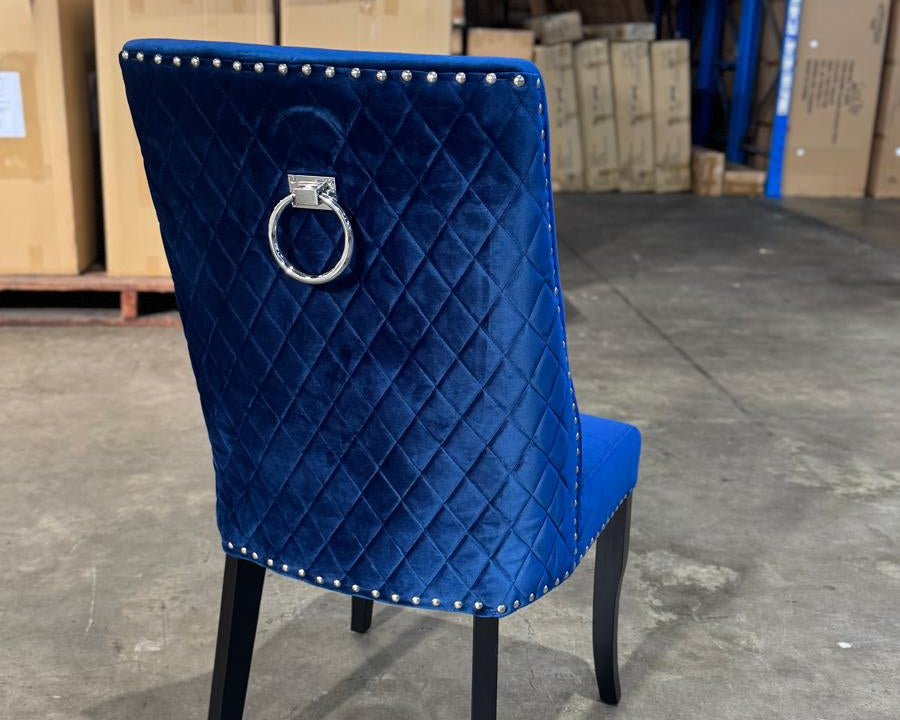 Ashton Navy Dining Chair