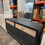 Milton 6-Drawer Dresser With Mirror