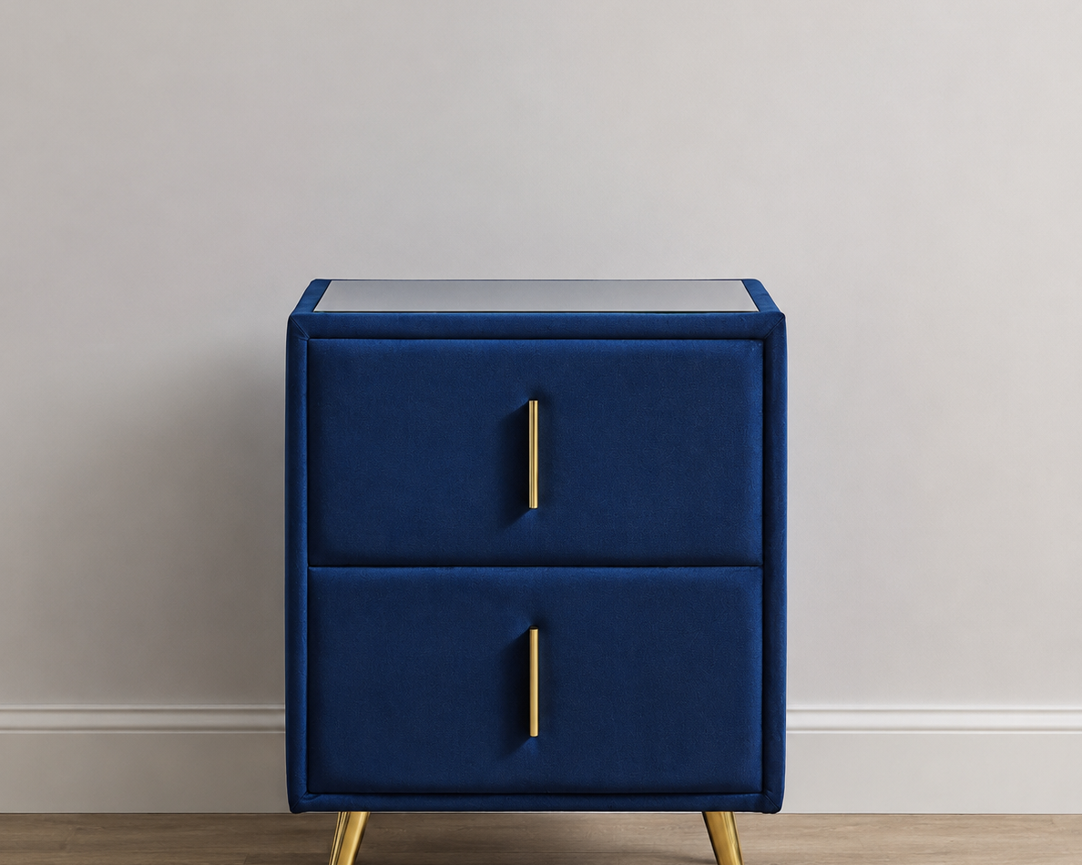 Loren 2-Drawer Bedside Table