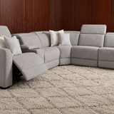 Blair 5-Seater Corner Lounge - Light Grey