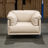 Coa 1 Seat Fawn Leather Sofa