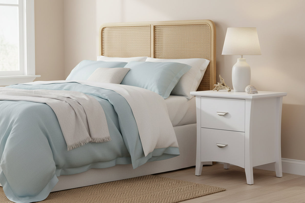 Clover 2-Drawer Bedside Table
