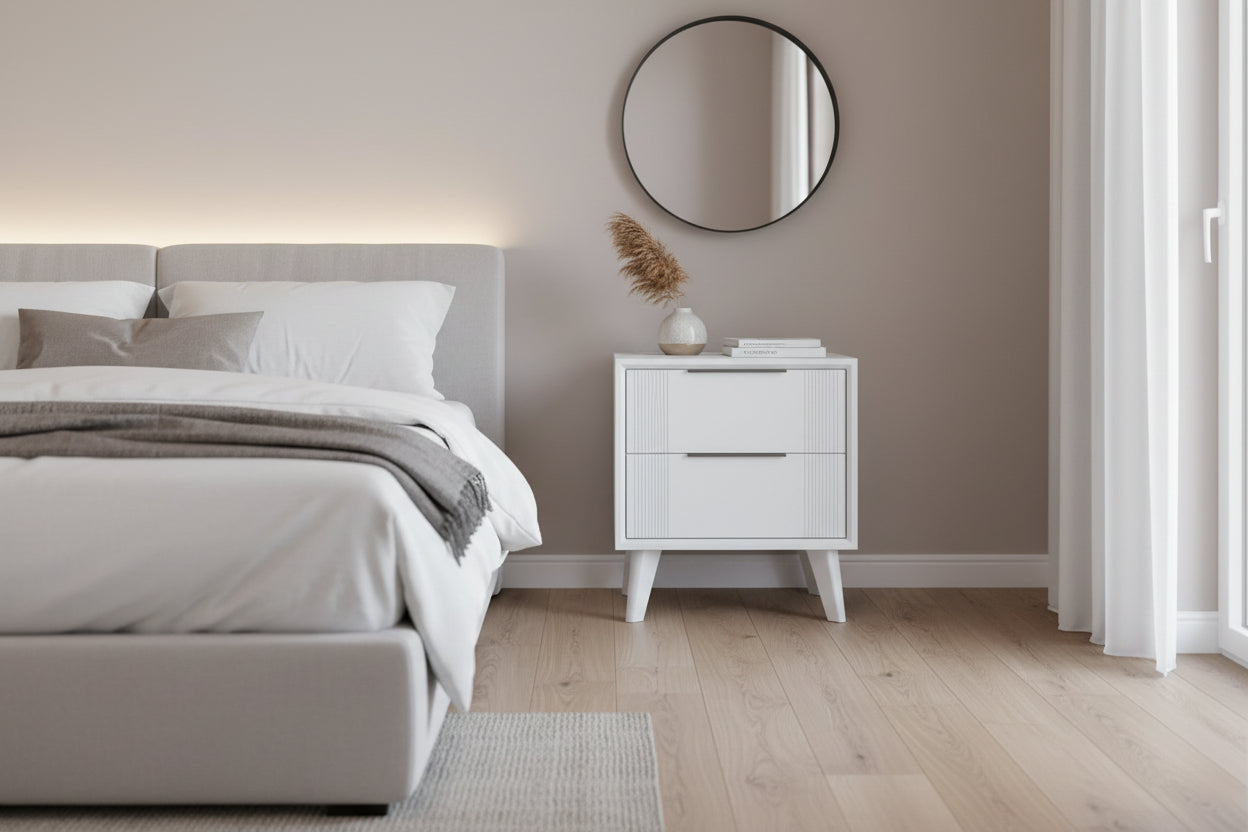 Grayson 2-Drawer Bedside Table