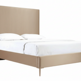 Peta Gas-Lift Queen Bed Frame - Champagne