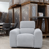 Monty 1-Seater Recliner - Ice Grey