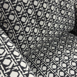 Nora Accent Chair - Black & White