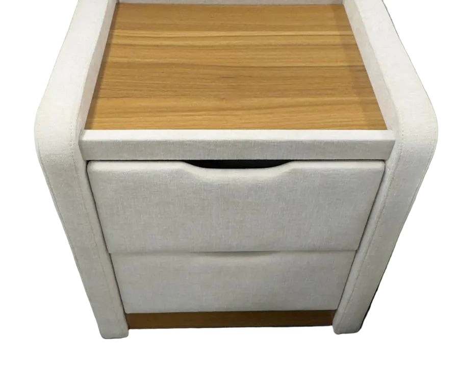 Sandy 2-Drawer Bedside Table