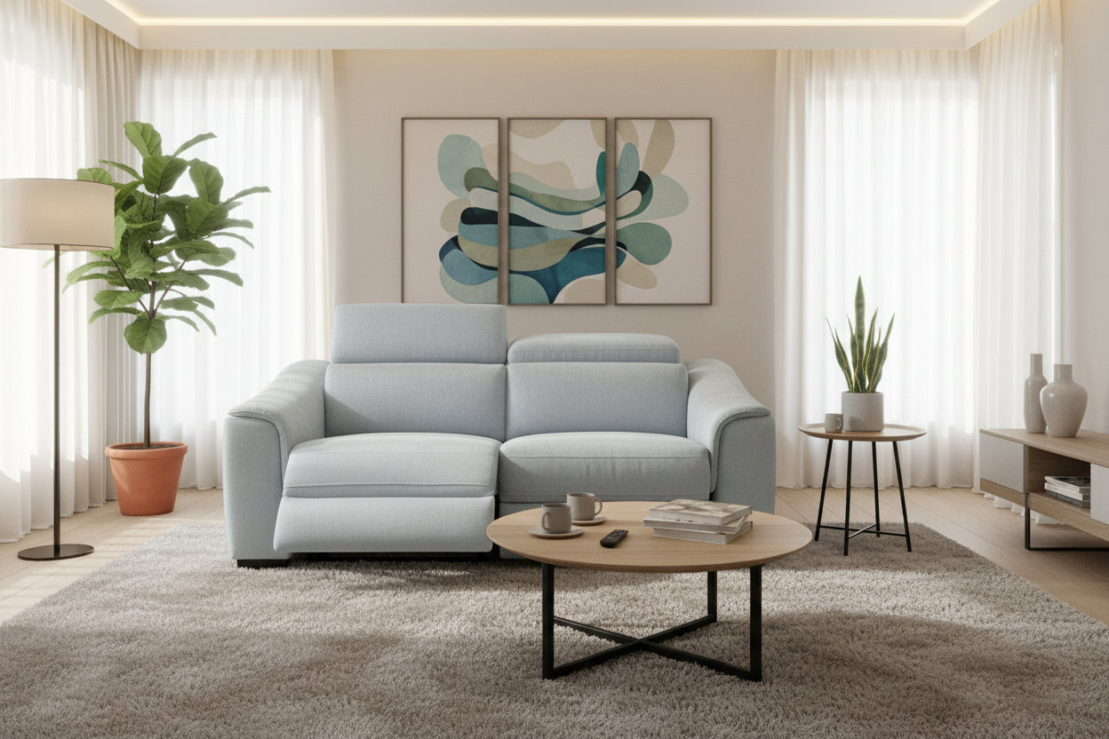 Skyla 2-Seater Electric Recliner Lounge