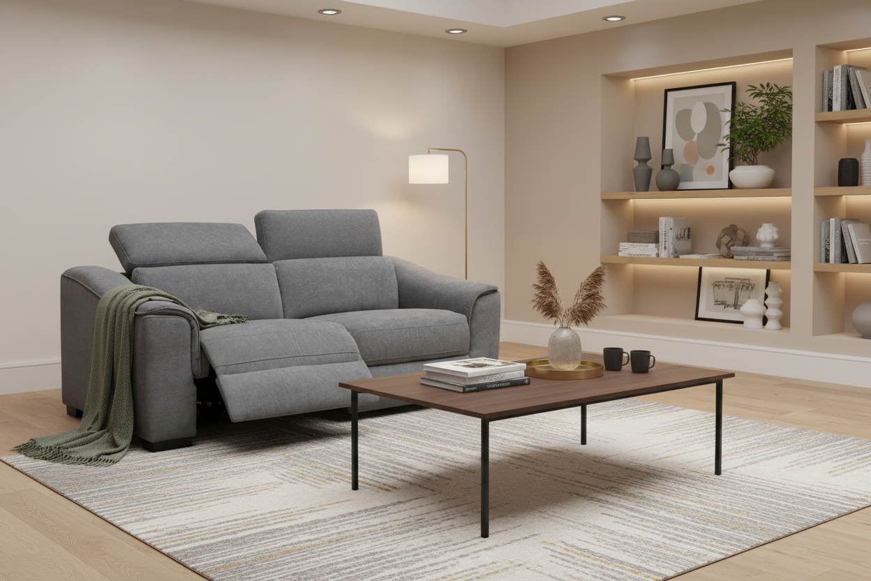 Skyla 2-Seater Electric Recliner Lounge