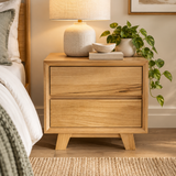 Tolkin 2-Drawer Bedside Table