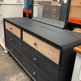 Milton 6-Drawer Dresser With Mirror