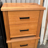 Kansas 2-Drawer Bedside Table
