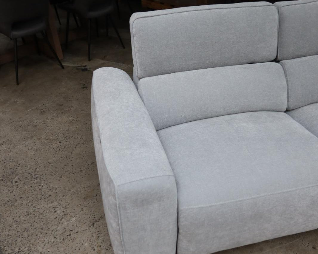 Monty 3.5-Seater Recliner - Ice Grey