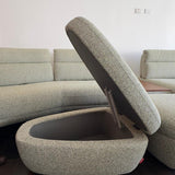Everett 4-Seater Chaise with Storage Console
