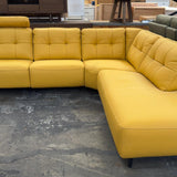 Soho Electric Reclining Leather 5-Seater Sofa Chaise