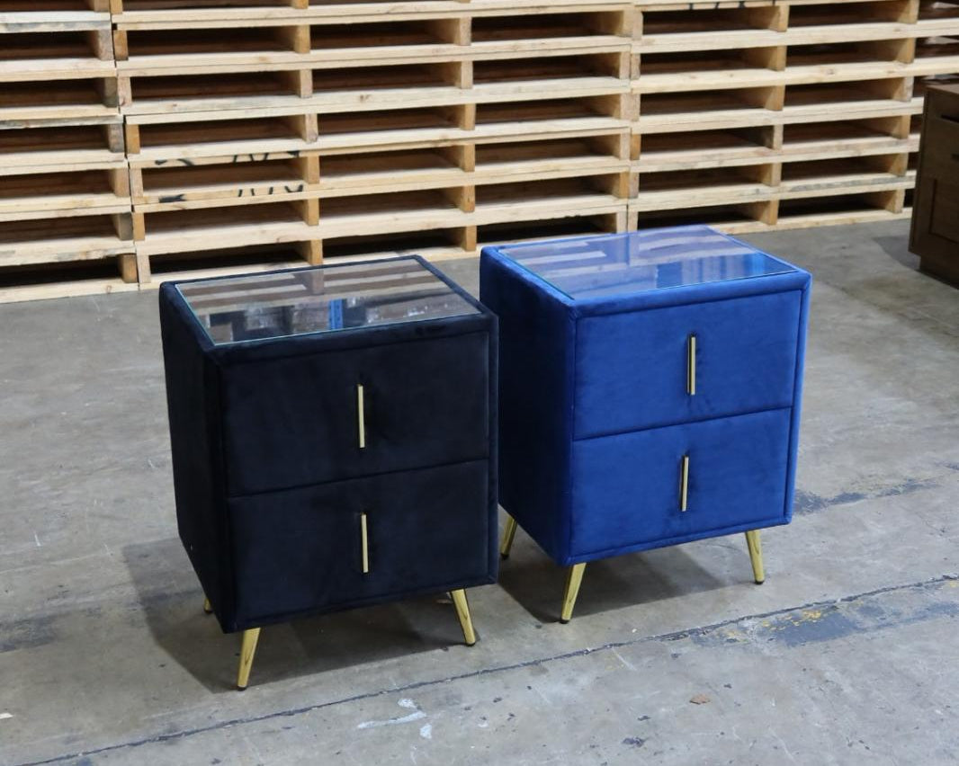 Loren 2-Drawer Bedside Table