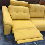 Soho Electric Reclining Leather 5-Seater Sofa Chaise