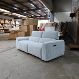 Monty 3.5-Seater Recliner - Ice Grey