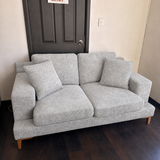 Zali 2-Seater Lounge - Light Grey (Steel)