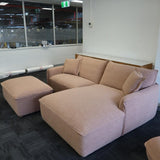 Lottie 2-Seater Right-Hand Facing Chaise & Ottoman